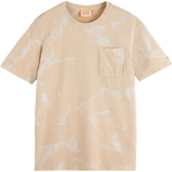 Scotch & Soda Washed pocket t-shirt pebble