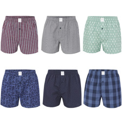 MG-1 Wijde boxershorts heren 6-pack d300 assorti pack