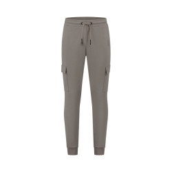 Ballin Amsterdam Trainingsbroek cargo jogger w23 taupe